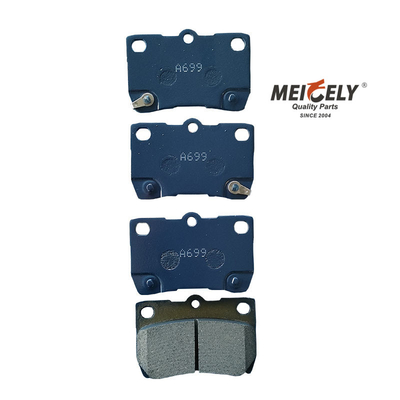 A699 Semi Metal Keramik Mobil Brake Pad Depan Untuk Toyota