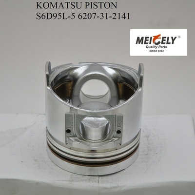 6207-31-2141 Komatsu Mesin Diesel Bagian Cadangan Piston S6D95L-5