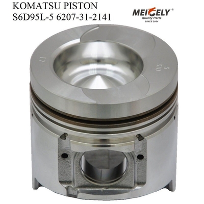 6207-31-2141 Komatsu Mesin Diesel Bagian Cadangan Piston S6D95L-5