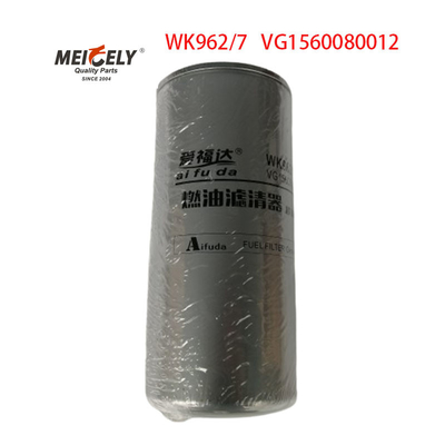Stok WK962/7 truk suku cadang Filter bahan bakar untuk SINOTRUK HOWO