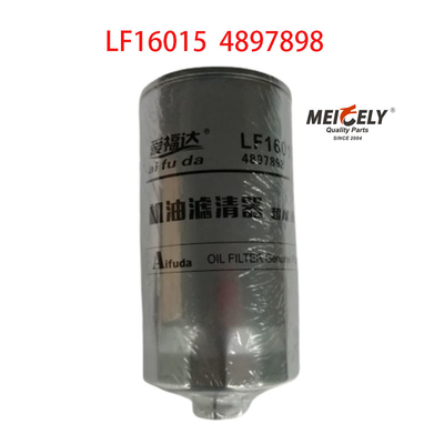 LF16015 Truck Oil Filter 4897898 Untuk Fleetguard Cummins Daf