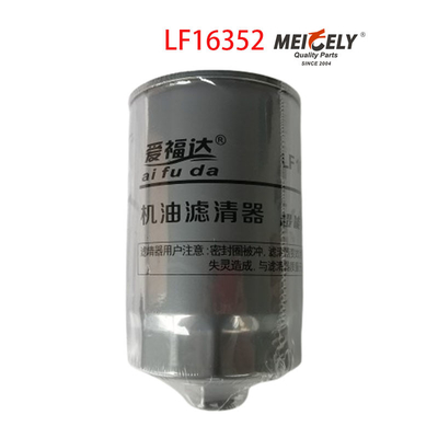 Bagian truk tugas berat LF16352 Filter minyak untuk Shacman HOWO