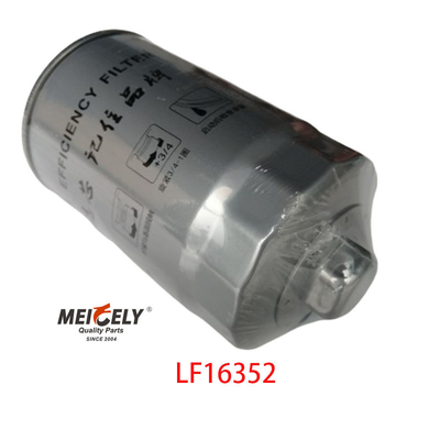Bagian truk tugas berat LF16352 Filter minyak untuk Shacman HOWO