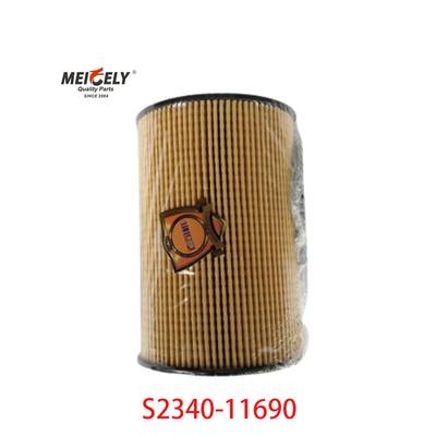 Filter bahan bakar ukuran standar S2340-11690 untuk Hino