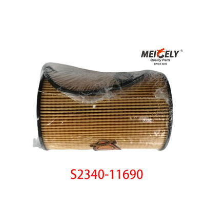 Filter bahan bakar ukuran standar S2340-11690 untuk Hino
