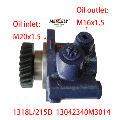 Stok 1318L/215D Yuchai 4108ZQ Power Steering Pump ZYB-1318L/215D