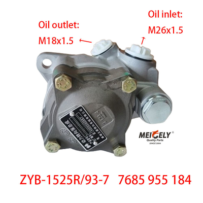 Stock ZYB-1525R/93-7 Pump Servo Steering OE 7685 955 184 Untuk MAN