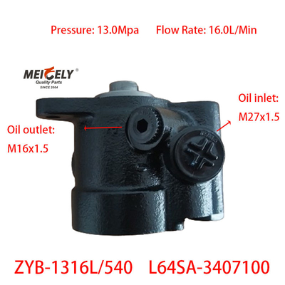 Stok Power Steering Pump ZYB-1316L/540 Untuk Chaochai 6102 Mesin
