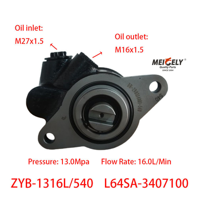Stok Power Steering Pump ZYB-1316L/540 Untuk Chaochai 6102 Mesin