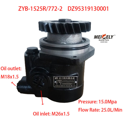 Stock Shaanxi Power Steering Pumps DZ95319130001 Untuk Shacman WP12