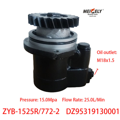 Stock Shaanxi Power Steering Pumps DZ95319130001 Untuk Shacman WP12
