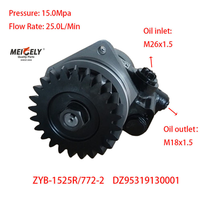 Stock Shaanxi Power Steering Pumps DZ95319130001 Untuk Shacman WP12