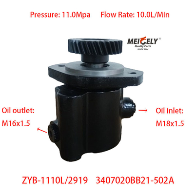 Stok 3407020BB21-502A FAW Jiefang Xichai Power Steering Pump