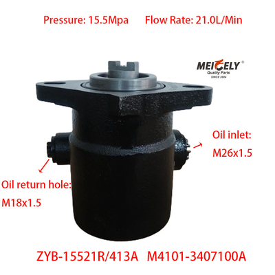 Stok Yuchai 6M Mesin M4101-3407100A Yuchai Series Steering Pump