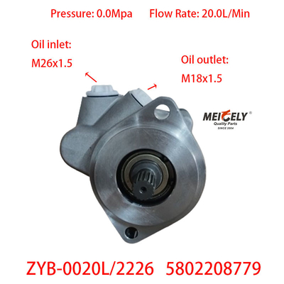 Stock Weichai Motor Steering Pumps 5802208779 Untuk SAIC Hongyan