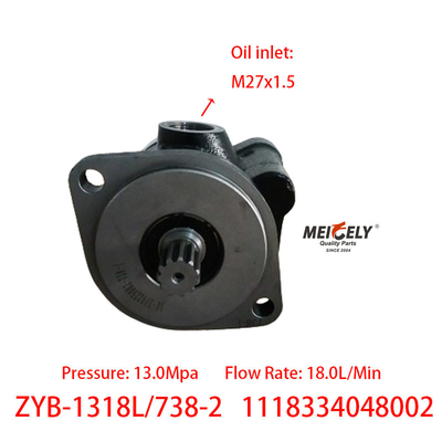 Stok Pompa Kemudi Daya ZYB-1318L/738-2 Foton Ouman Dongfeng