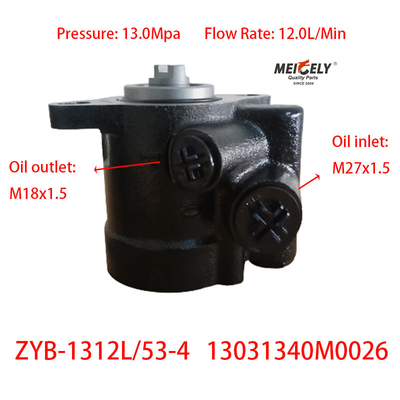 Stock ZYB-1312L/53-4 Power Steering Pump Untuk Jinlong Foton Nanjun