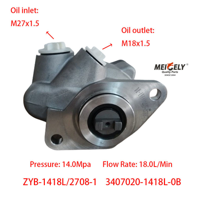 Stok Power Steering Pump OEM 3407020-1418L-0B Untuk Truk Eropa