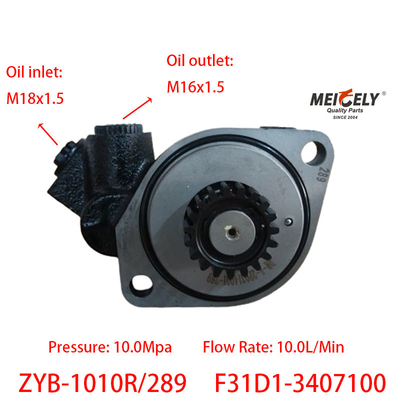 OE baru ZYB-1010R/289 Yuchai Motor Steering Pump Vane Pump