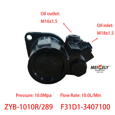 OE baru ZYB-1010R/289 Yuchai Motor Steering Pump Vane Pump