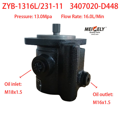 Bagian mesin ZYB-1316L/231-11 Weichai Deutz Power Steering Pump