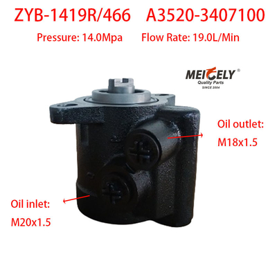 ZYB-1419R/466 Steering Booster Pump A3520-3407100 Untuk YC6108ZLQB