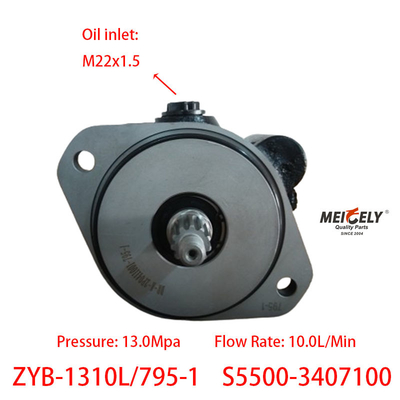 Stok ZYB-1310L/795-1 Pompa Power Steering Yuchai S5500-3407100