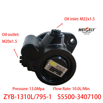 Stok ZYB-1310L/795-1 Pompa Power Steering Yuchai S5500-3407100