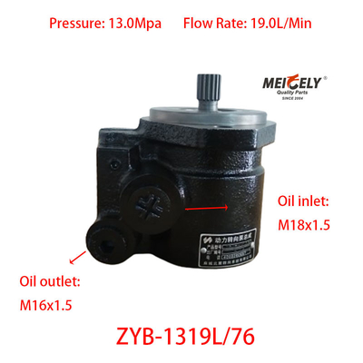 Pompa Penggerak Kemudi ZYB-1319L/76 Untuk Jiefang Dual Axle King