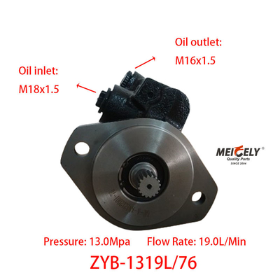 Pompa Penggerak Kemudi ZYB-1319L/76 Untuk Jiefang Dual Axle King