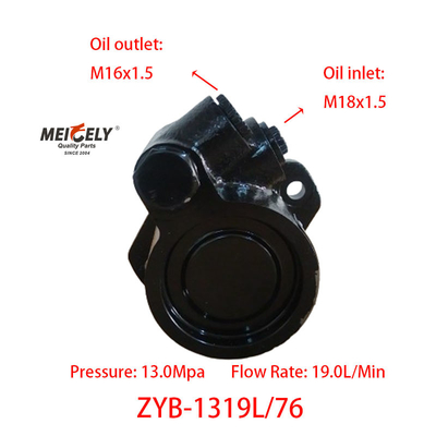 Pompa Penggerak Kemudi ZYB-1319L/76 Untuk Jiefang Dual Axle King