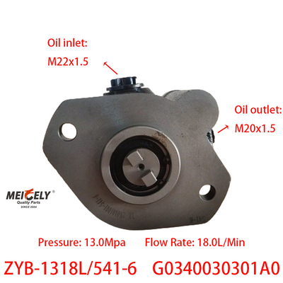 G0340030301A0 Yuchai Mesin Booster Pump Steering Pump