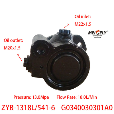G0340030301A0 Yuchai Mesin Booster Pump Steering Pump