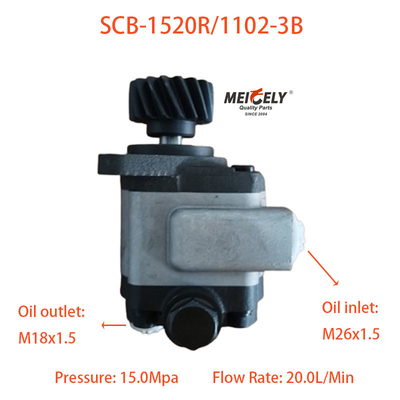 SCB-1520R/1102-3B Pompa Penggerak Kemudi Untuk Truk Shacman