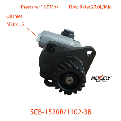 SCB-1520R/1102-3B Pompa Penggerak Kemudi Untuk Truk Shacman