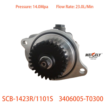 Pompa Gear SCB-1423R/1101S Pompa Pengemudi Daya Untuk Dongfeng Renault