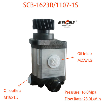 SCB-1623R/1107-1S WD12 Series 19 Teeth Steering Pump Untuk Weichai