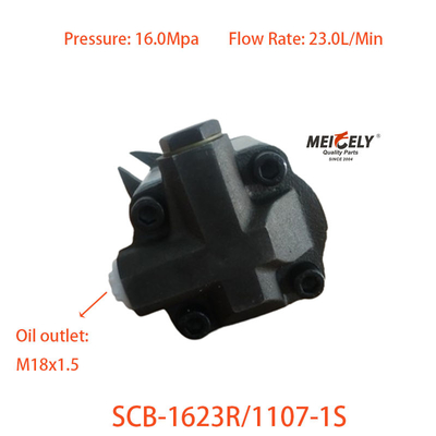 SCB-1623R/1107-1S WD12 Series 19 Teeth Steering Pump Untuk Weichai
