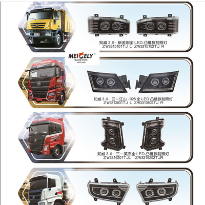 61020932 Untuk Sany Heavy Duty Trucks Yingjie LED headlight assembly