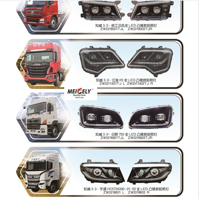 Lampu depan tipe baru untuk truk berat JAC K5 Hino 700 Yutong
