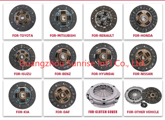 Auto Truck Parts Clutch Disc 31250-E0640 430mm Untuk HINO