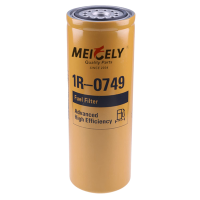 Filter bahan bakar asli 1R0749 1R-0749 Untuk Excavator E345D