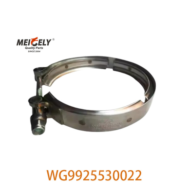 Bagian mesin asli WG9925530022 Intercooler Hose Clamp Untuk truk SINOTRUK