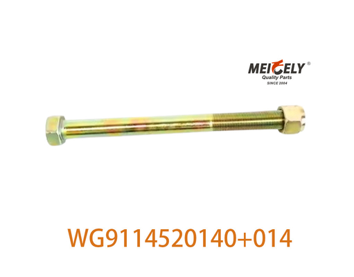 Original WG9114520140+014 Terapkan Untuk HOWO Bagian Depan Plat Baja Pusat baut