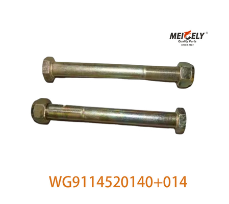 Original WG9114520140+014 Terapkan Untuk HOWO Bagian Depan Plat Baja Pusat baut