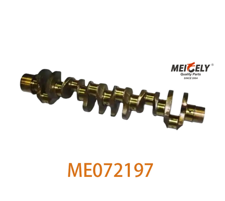 Bagian Excavator ME072197 Crankshaft Untuk Mesin 6D16 Untuk Mitsubishi