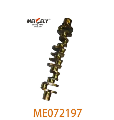 Bagian Excavator ME072197 Crankshaft Untuk Mesin 6D16 Untuk Mitsubishi