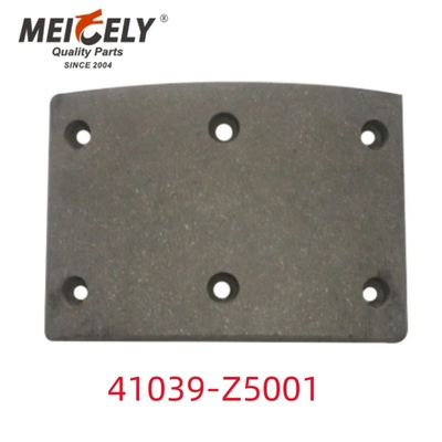 41039-Z5001 Lembar rem 44066-Z5063 Tipe standar untuk truk Dongfeng