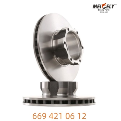 Baja tempa 669 421 06 12 Brake Disc Kekuatan tak tertandingi Untuk Mercedes-Benz