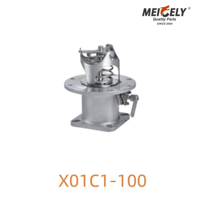 X01C1-100 Stainless Steel Tank Truck Bottom Valve Secure Sealing System (Sistem penyegelan yang aman)